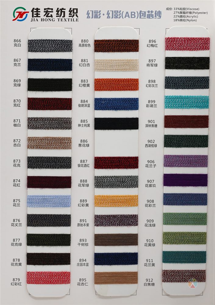 Iridescent Core-spun Yarn