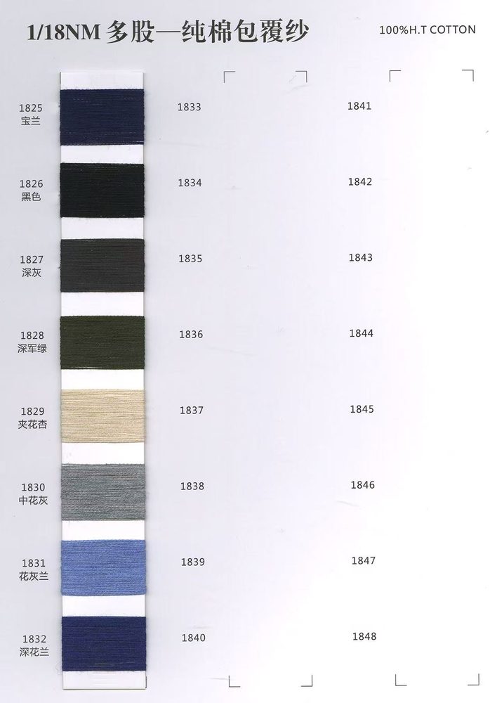 18NM Pure Cotton Covered Yarn