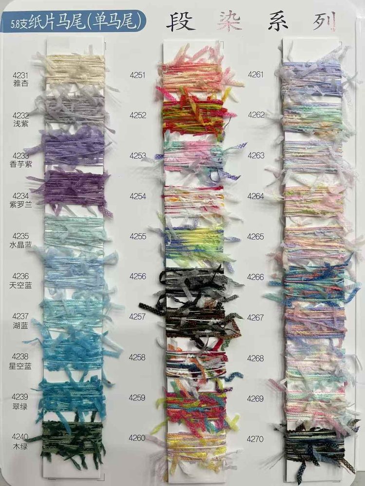 Paper Ponytail Yarn Fancy Yarn
