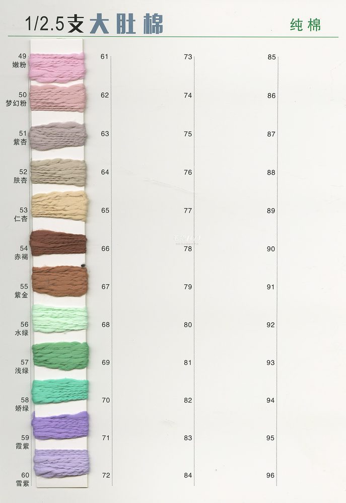 2.5NM Belly Cotton Fancy Yarn