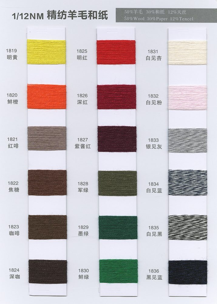 12NM Worsted Washi Spring-Summer Yarn