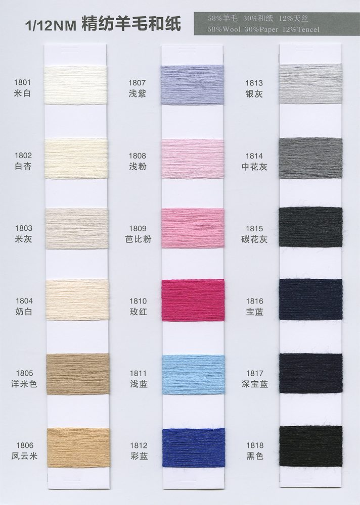 12NM Worsted Washi Spring-Summer Yarn