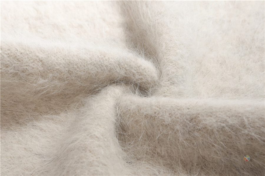 16NM Platinum Long Hair Down Woolen Wool & Cashmere