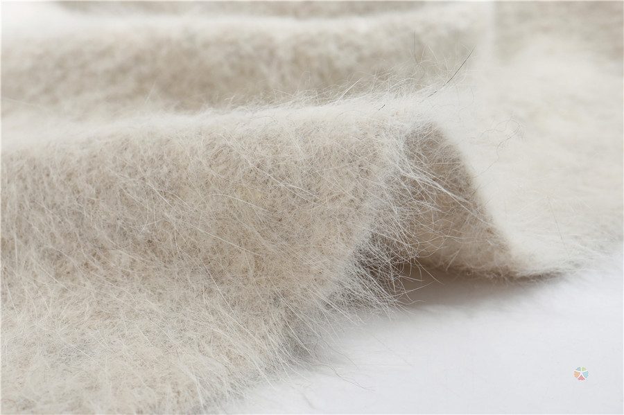 16NM Platinum Long Hair Down Woolen Wool & Cashmere