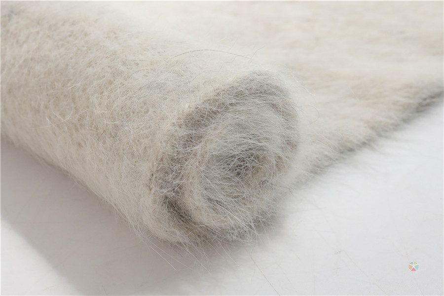 16NM Platinum Long Hair Down Woolen Wool & Cashmere