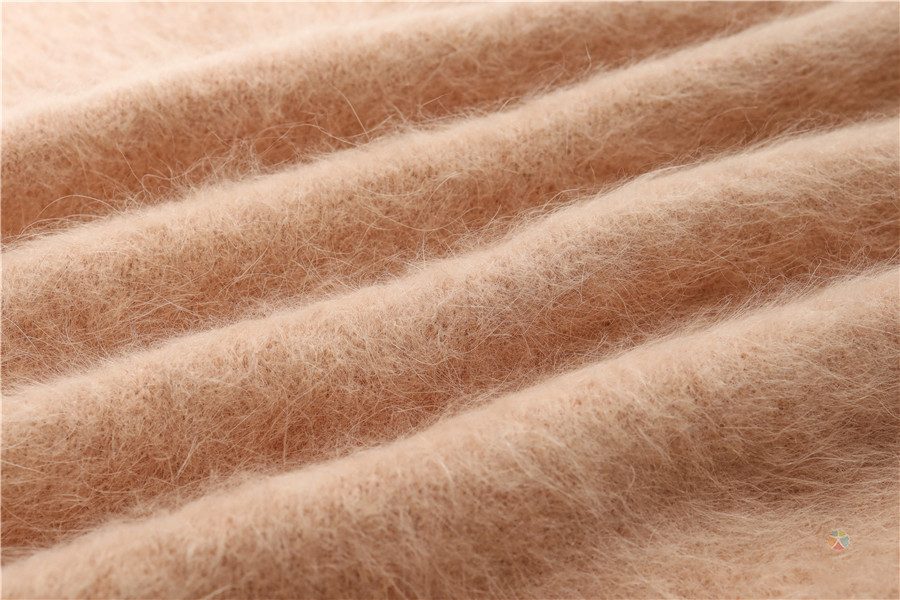 15NM Black-Gold Brushed Down Woolen Wool & Cashmere